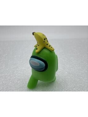 Among Us Innersloth Mini Crewmate Figure Green Banana Just Toys Plastic 2”